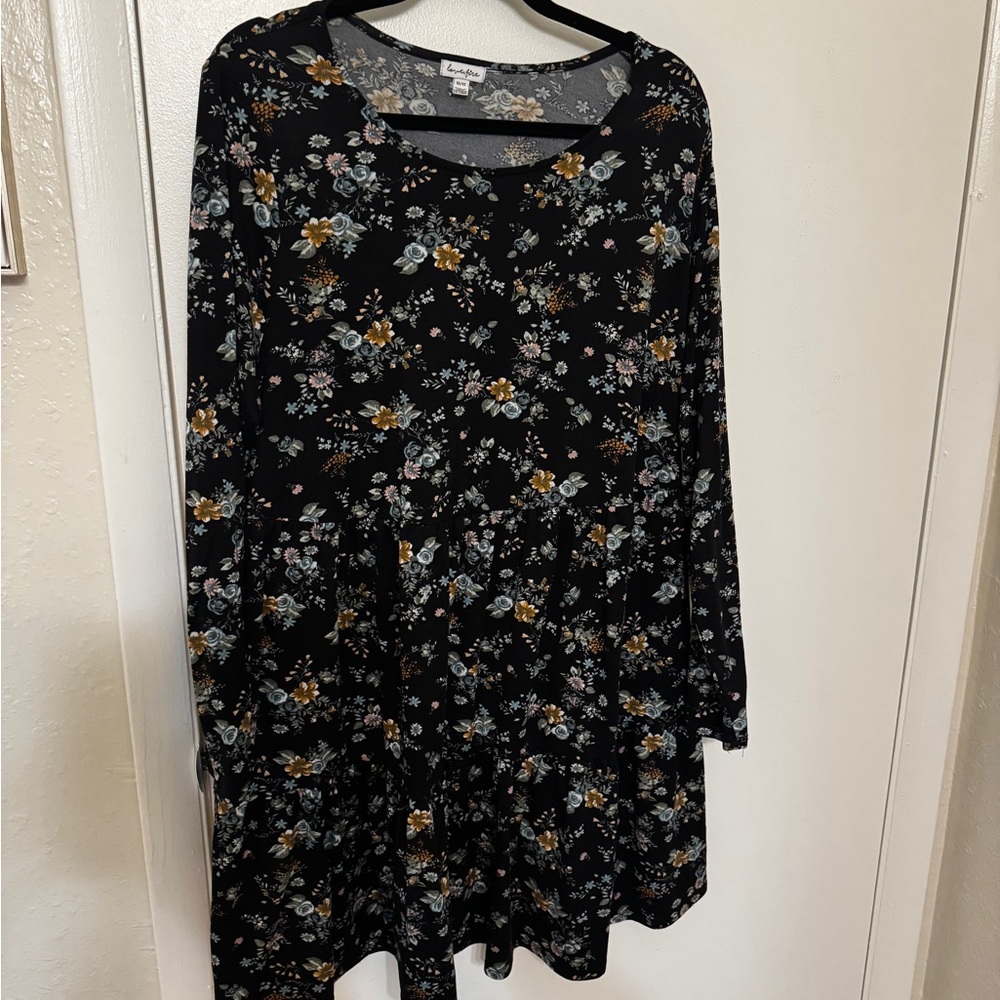 Floral Long Sleeve Dress